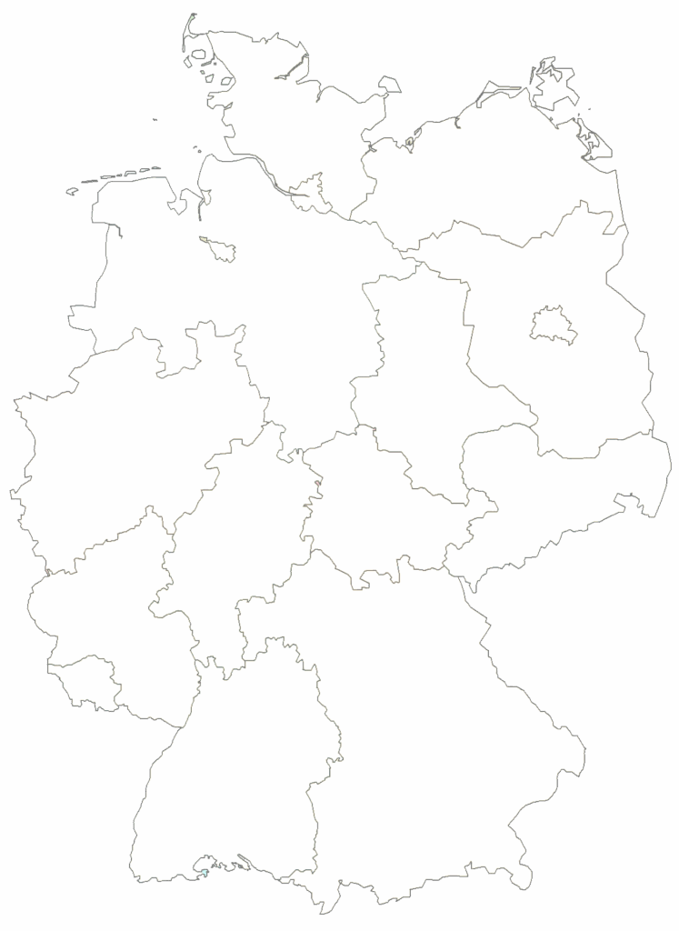Die Deutschlandkarte für die verschiedenen Vertriebspartner.